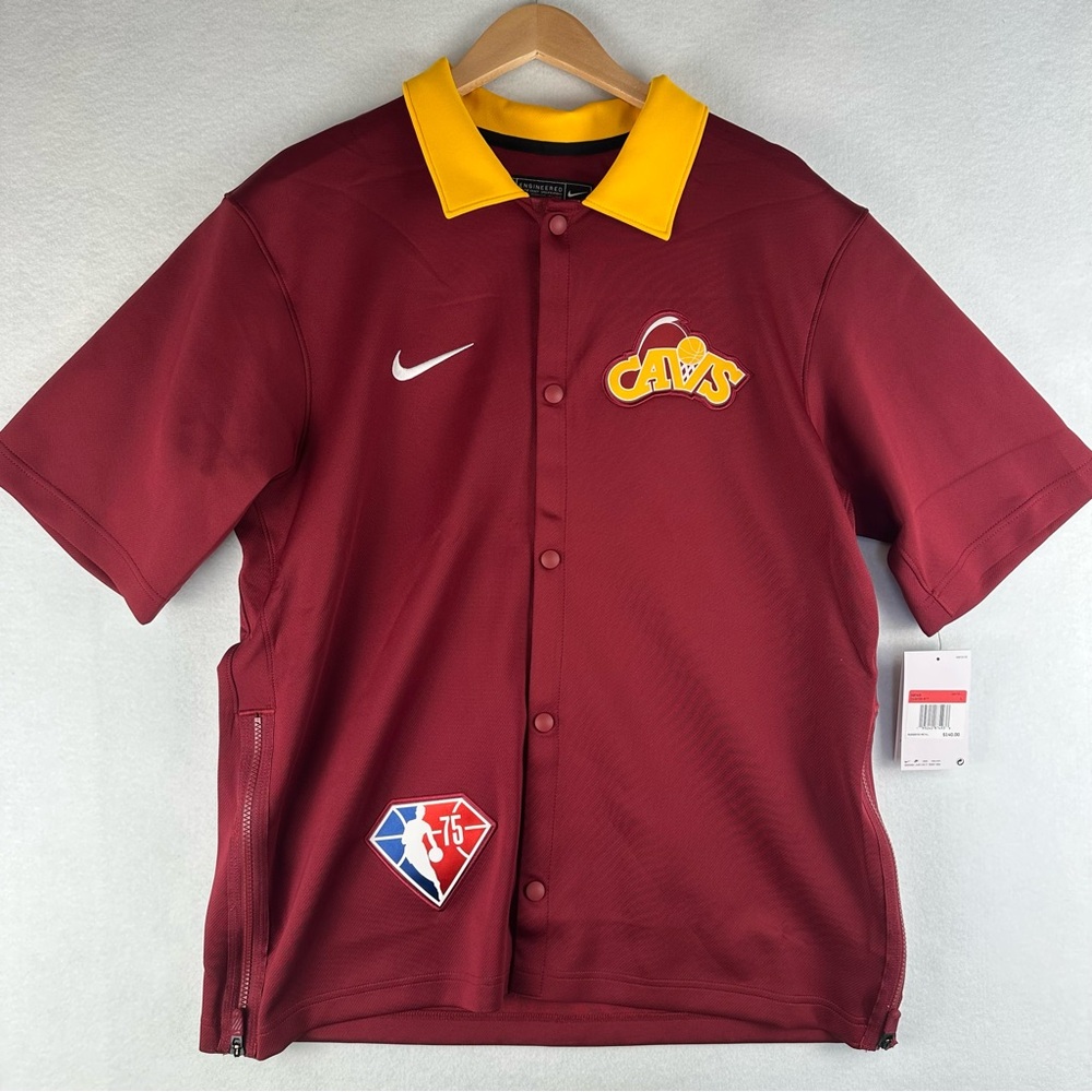 NWT Mens Large Cleveland Cavaliers City Edition Therma Flex Showtime Jacket